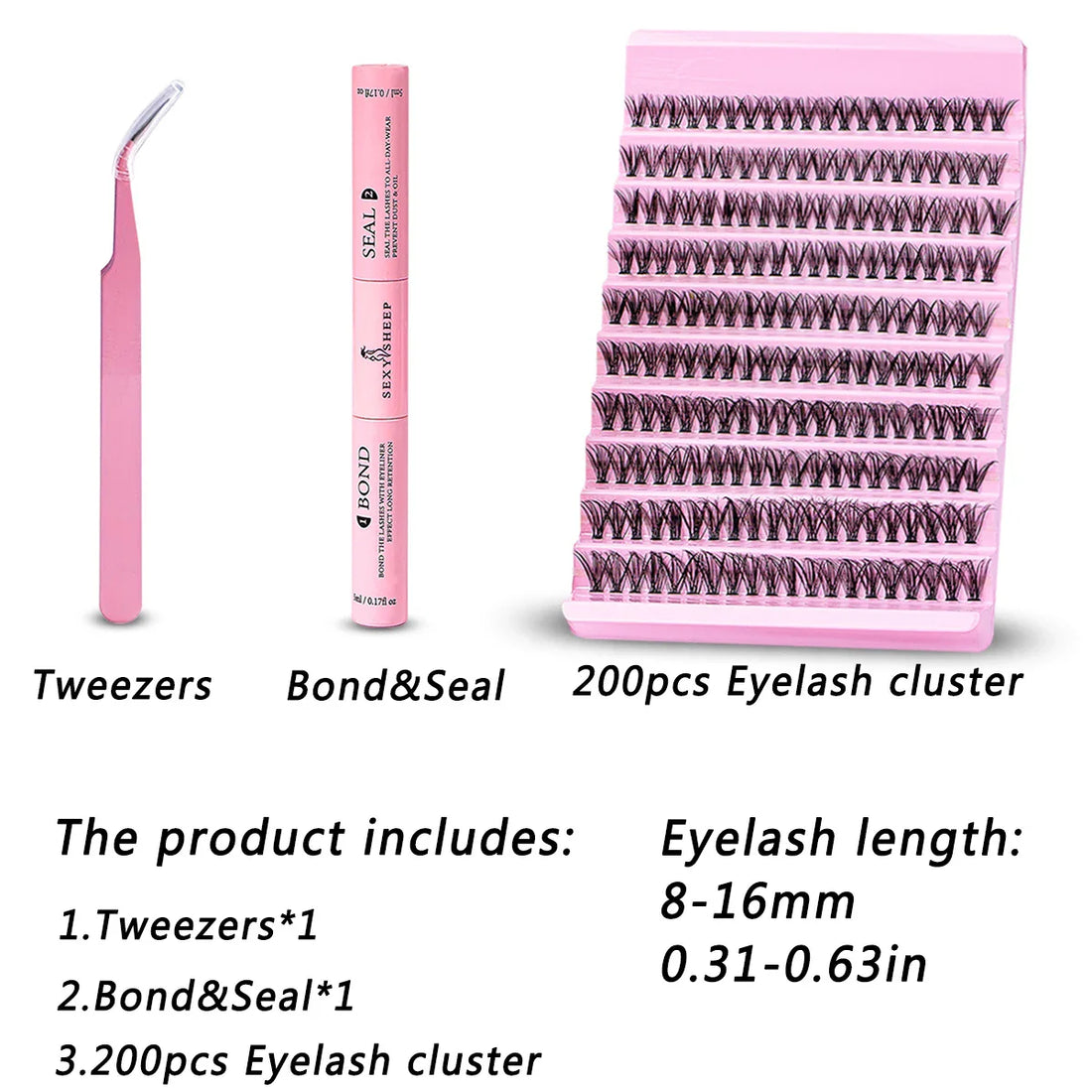 DIY EYELASH EXTENSION KIT Bond&Seal