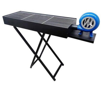 Barbeque Grill with Blower Fan / شواية باربيكيو مزودة بمروحة نفخ