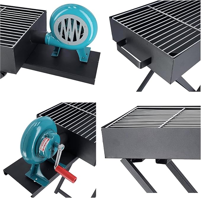 Barbeque Grill with Blower Fan / شواية باربيكيو مزودة بمروحة نفخ